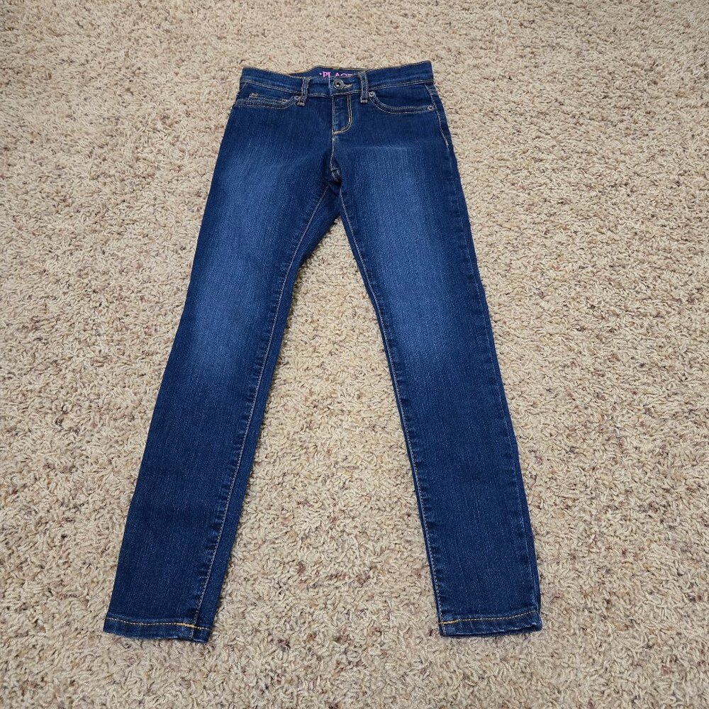 Children's Place Super Skinny Adjustable Waist Girls Jeans Size 8 NWT